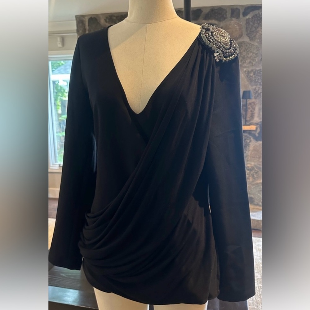 NWT Mackage collection silk blend blouse
